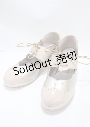 画像: axes femme kawaii / プリエールクロスパンプス L ベージュ Y-25-03-04-029-AX-SH-SZ-ZT-K022