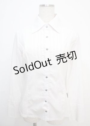 画像: Ozz oneste / スナップボタンシャツ  白 Y-25-03-07-055-OO-BL-SZ-ZY