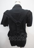 画像2: SEXY DYNAMITE LONDON / パラシュートシャツ  黒 Y-25-03-07-058-PU-BL-SZ-ZY (2)