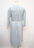 画像2: axes femme / フィッシュテールシャツワンピース M サックス Y-25-03-07-063-AX-OP-SZ-ZI (2)