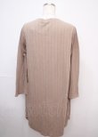 画像2: axes femme / レイヤード風レースチュニック M モカ Y-25-03-07-067-AX-TO-SZ-ZY (2)