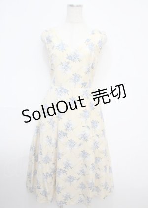 画像: axes femme POETIQUE / フロレゾンロングワンピース  イエロー Y-25-03-07-071-AX-OP-AS-ZY