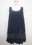 画像1: axes femme / バックバラスリットドレス M コン Y-25-03-07-077-AX-OP-SZ-ZI (1)
