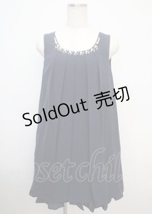 画像: axes femme / バックバラスリットドレス M コン Y-25-03-07-077-AX-OP-SZ-ZI