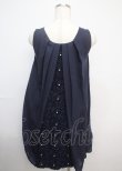 画像2: axes femme / バックバラスリットドレス M コン Y-25-03-07-078-AX-OP-SZ-ZS (2)