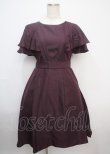 画像1: axes femme / 袖付バックプリーツドレス M パープル Y-25-03-07-088-AX-OP-SZ-ZS (1)