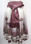 画像2: axes femme kawaii / グランドフィナーレミディスカート M ワイン Y-25-03-07-117-AX-SK-SZ-ZY (2)