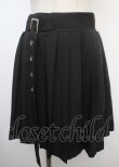 画像1: Amilige / ベルト付きスカート  黒 Y-25-03-07-135-PU-SK-SZ-ZY (1)