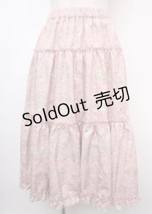 画像: m petit by misako / NINA'Sギャザースカート M ピンク Y-25-03-07-145-LO-SK-SZ-ZY