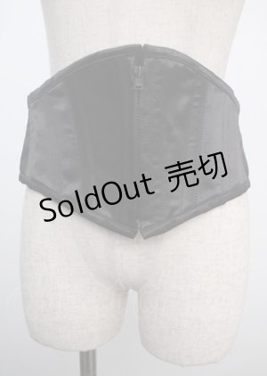 画像: Dangerous nude / ショートコルセット  黒 Y-25-03-07-154-PU-TO-SZ-ZY