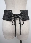画像2: Dangerous nude / ショートコルセット  黒 Y-25-03-07-154-PU-TO-SZ-ZY (2)