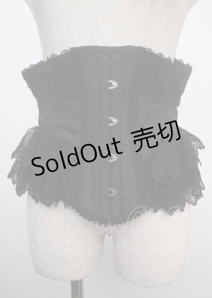 画像: abilletage / Noir croixコルセット  黒 Y-25-03-07-155-GO-TO-SZ-ZY
