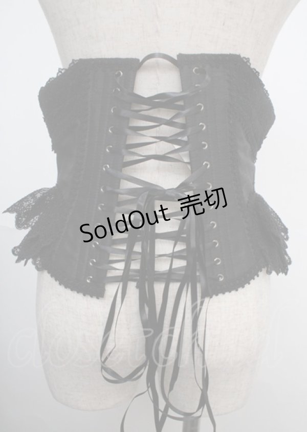 画像2: abilletage / Noir croixコルセット  黒 Y-25-03-07-155-GO-TO-SZ-ZY (2)