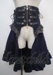画像1: Ozz oneste / 薔薇刺繍オーバーコルセット  青 Y-25-03-07-158-OO-SK-SZ-ZY (1)