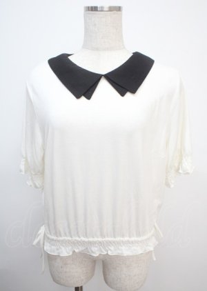 画像: axes femme / レース襟セットクレリックプルオーバー F 生成り Y-25-03-07-020-AX-TO-SZ-ZY