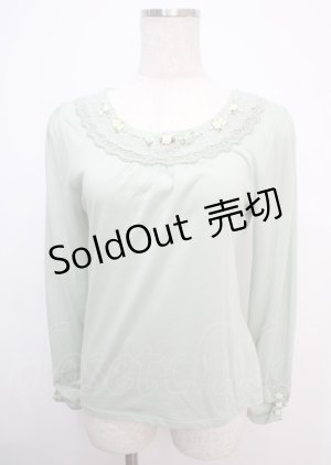 画像: axes femme / ガーデンインナープルオーバー M ミント Y-25-03-07-030-AX-TO-SZ-ZY