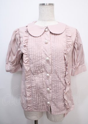 画像: Swankiss / maid cottonブラウス  ピンク Y-25-03-07-006-CA-TO-SZ-ZY