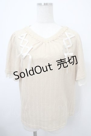 画像: axes femme / レースアッププルオーバー F イエロー Y-25-03-10-070-AX-TO-SZ-ZI