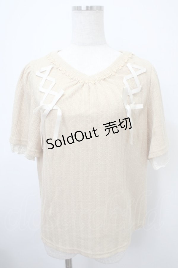 画像1: axes femme / レースアッププルオーバー F イエロー Y-25-03-10-070-AX-TO-SZ-ZI (1)