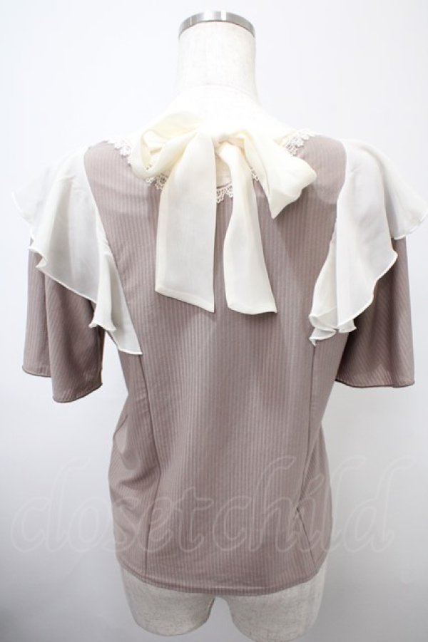 画像2: axes femme / ナポレオン風プルオーバー M モカ Y-25-03-10-078-AX-TO-SZ-ZS (2)