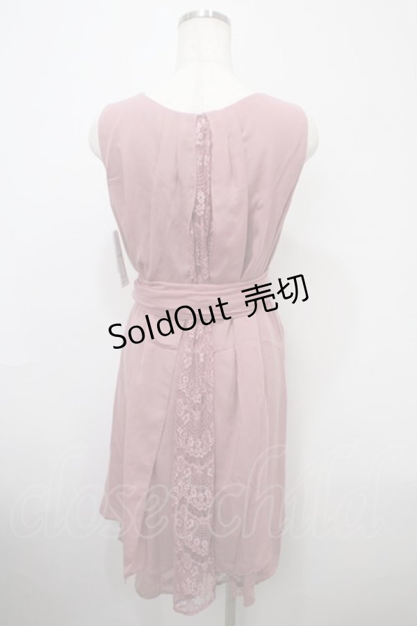 画像2: axes femme / 3WAYショール付きドレス M コイピンク Y-25-03-10-097-AX-OP-SZ-ZY (2)