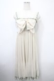 画像1: axes femme / フロントリボン2WAYワンピース M ミント Y-25-03-10-100-AX-OP-SZ-ZY (1)