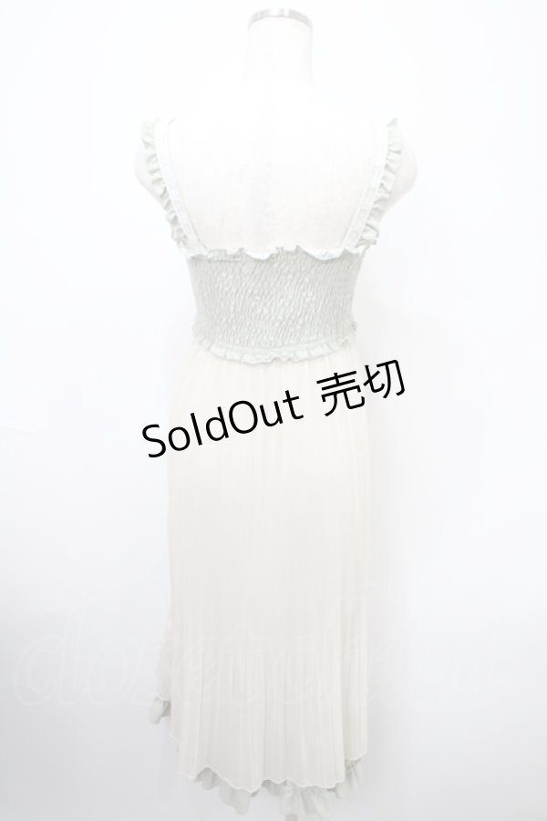 画像2: axes femme / フロントリボン2WAYワンピース M ミント Y-25-03-10-100-AX-OP-SZ-ZY (2)