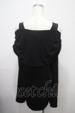 画像2: SEX POT ReVeNGe / ROYAL CROWN SHOULDER デザインカットソー L 黒 Y-25-03-10-106-SP-TO-SZ-ZY (2)