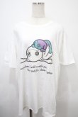 画像1: NieR Clothing / プリント半袖カットソー XL 白 Y-25-03-10-113-PU-TO-SZ-ZY (1)