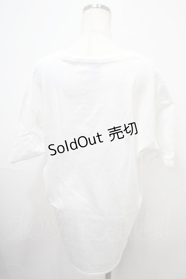 画像2: NieR Clothing / プリント半袖カットソー XL 白 Y-25-03-10-113-PU-TO-SZ-ZY (2)