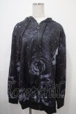 画像1: NieR Clothing / 総柄パーカー  黒 Y-25-03-10-115-PU-TO-SZ-ZY (1)