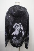 画像2: NieR Clothing / 総柄パーカー  黒 Y-25-03-10-115-PU-TO-SZ-ZY (2)