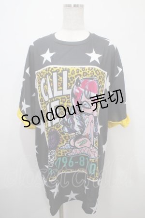 画像: HYPER CORE / CALL ME Tシャツ F 黒 Y-25-03-10-120-PU-TO-SZ-ZY