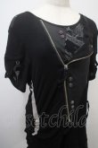 画像3: Ozz conte / 重ね着風アシメトップス  黒 Y-25-03-10-128-OO-TO-SZ-ZY (3)