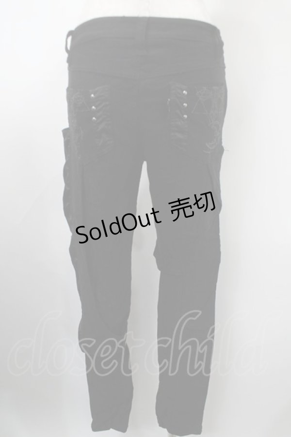 画像2: Ozz Croce / レッグカバー付きパンツ  黒 Y-25-03-10-136-OO-PA-SZ-ZY (2)