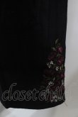 画像3: axes femme / 裾刺繍ストレートパンツ L 黒 Y-25-03-10-141-AX-PA-SZ-ZT340 (3)