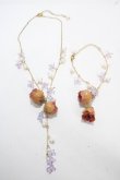 画像1: axes femme / 薔薇×パールブレスレット  ゴールド Y-25-03-10-030-AX-AC-SZ-ZY (1)