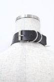 画像2: NOVESSEL / スタッズ付きリングチョーカー  黒 Y-25-03-10-034-PU-AC-SZ-ZY (2)