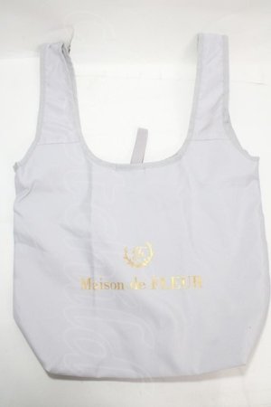 画像: Maison de FLEUR / エコバッグ＆ミニミニリボントート  サックス Y-25-03-10-047-LO-BG-SZ-ZT-K016