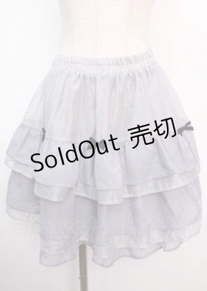 画像: axes femme POETIQUE / プチリボンティアードミニスカート M グレー Y-25-03-11-088-AX-SK-SZ-OS