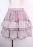 画像1: axes femme POETIQUE / プチリボンティアードミニスカート M ピンク Y-25-03-11-089-AX-SK-SZ-OS (1)