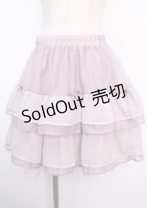 画像: axes femme POETIQUE / プチリボンティアードミニスカート M ピンク Y-25-03-11-089-AX-SK-SZ-OS