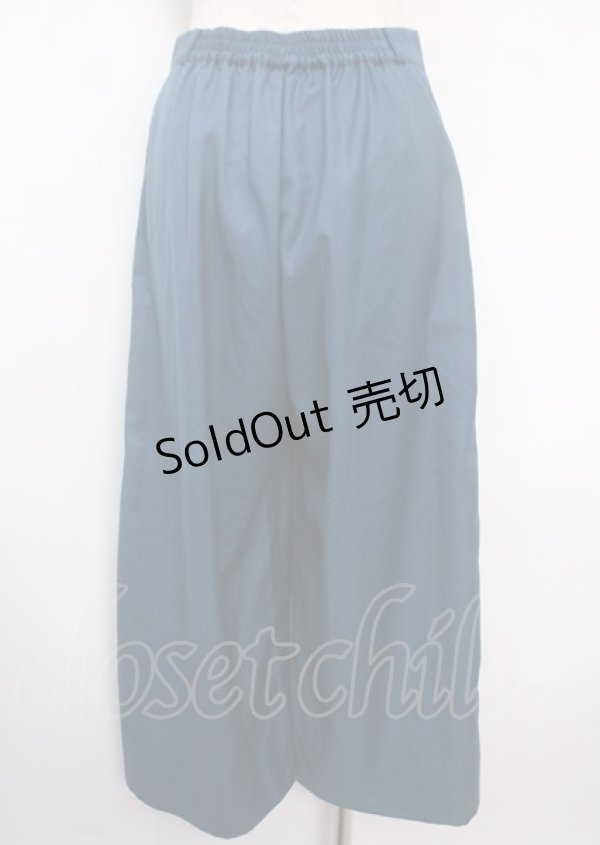 画像2: axes femme POETIQUE / サイドスリットアソート釦パンツ M Bグリーン Y-25-03-11-090-AX-PA-SZ-ZY (2)