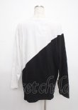 画像2: CIVARIZE / バイカラースカルロンT 44 ホワイト×ブラック Y-25-03-11-013-GO-TS-SZ-ZY (2)