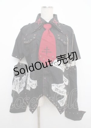 画像: REACH / セパレートシャツ F 黒 Y-25-03-11-019-PU-BL-SZ-ZY