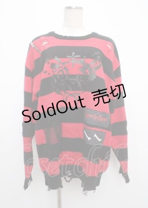 画像: Grrr the Lipper / ヘロヘロガルルchanト共ニ脱獄Nitoー！ F ブラック×レッド Y-25-03-11-021-PU-TO-SZ-ZY