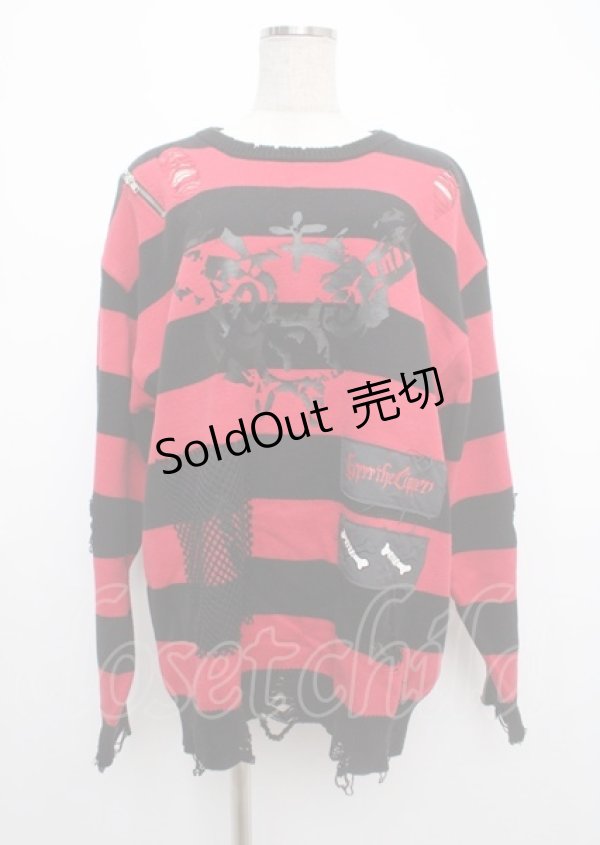 画像1: Grrr the Lipper / ヘロヘロガルルchanト共ニ脱獄Nitoー！ F ブラック×レッド Y-25-03-11-021-PU-TO-SZ-ZY (1)