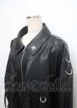 画像3: REFLEM / PUレザーシャツブルゾン F ブラック Y-25-03-11-030-PU-BL-SZ-ZY (3)