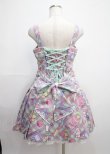 画像2: Angelic Pretty / Fancy Stationeryローウエストジャンパースカート  ミント Y-25-03-11-038-AP-OP-SZ-ZY (2)