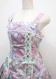 画像3: Angelic Pretty / Fancy Stationeryローウエストジャンパースカート  ミント Y-25-03-11-038-AP-OP-SZ-ZY (3)